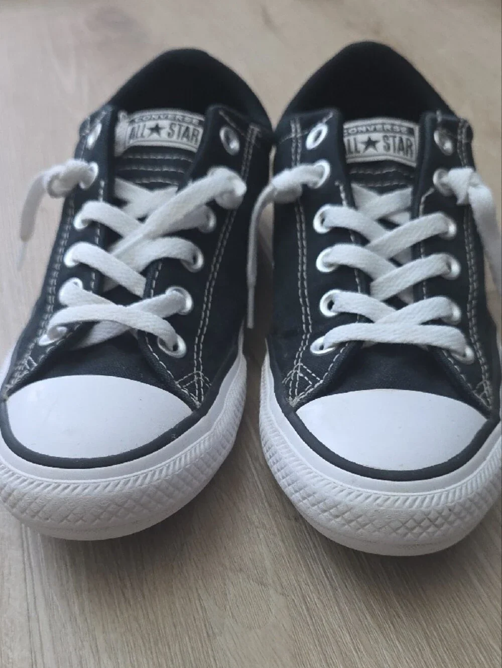 Converse Chuck Taylor All Star Street Low Sneakers Black White 4.5